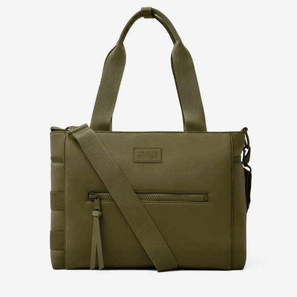 Dagne Dover Handbags - DAGNE DOVER Large Wade Diaper Tote Bag Travel Baby Dark Moss Green